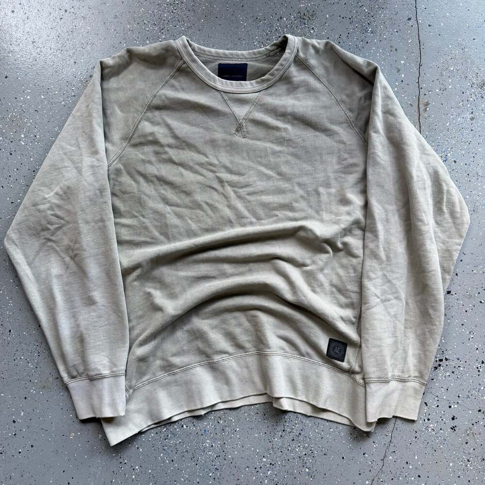 American Eagle Mens Grey Crewneck Sweatshirt Size XXL